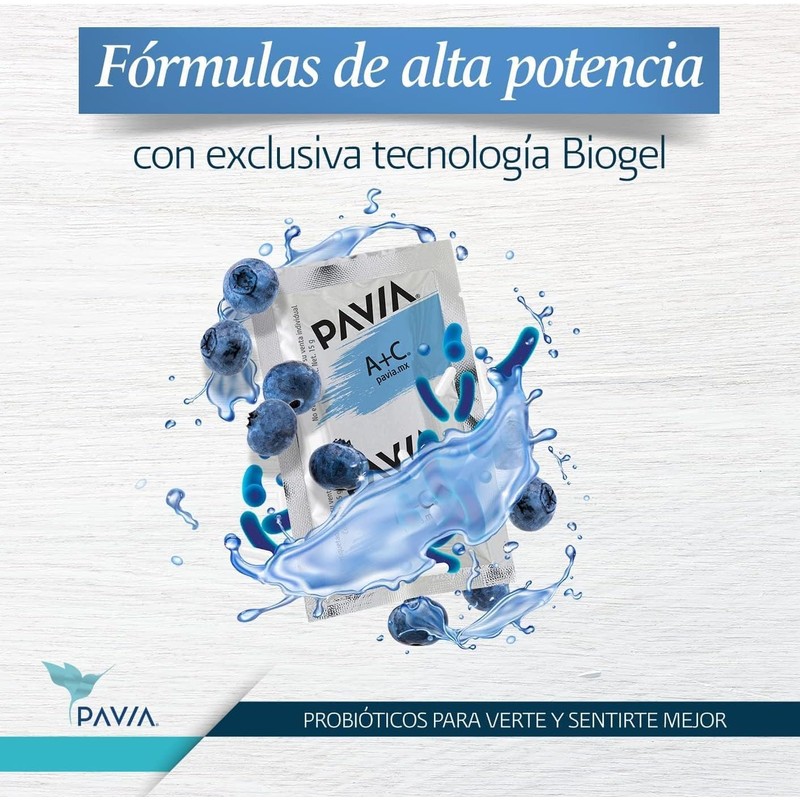 Pavia Probi?ticos Vivos en Biogel con Col?geno