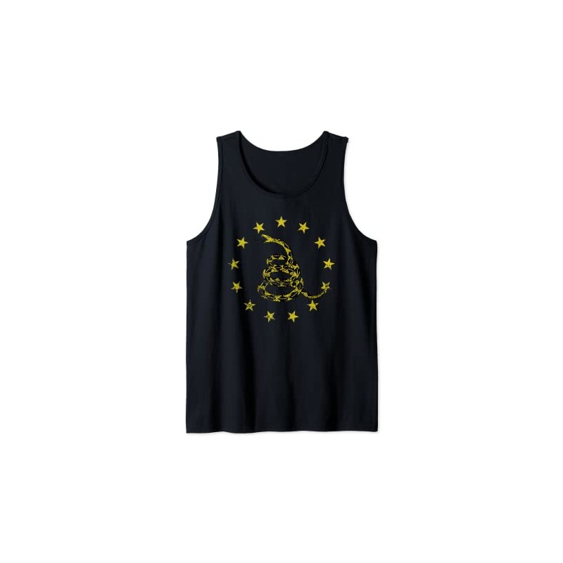 Gadsden Flag, Snake Symbol, Betsy Ross Flag, Patriotic Tank Top