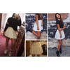 SANGTREE Falda Plisada para niñas con cómoda Banda elástica Casual,