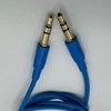 LockMingle 3.5mm Auxiliary Audio Cable, 1m Braided Nylon, Gold-Plated Connectors,