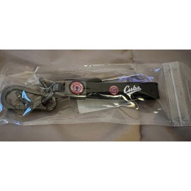 Unbranded CHICAGO CUBS Genuine Leather Keychain Key Chain Ring Fob Holder Baseball NEW