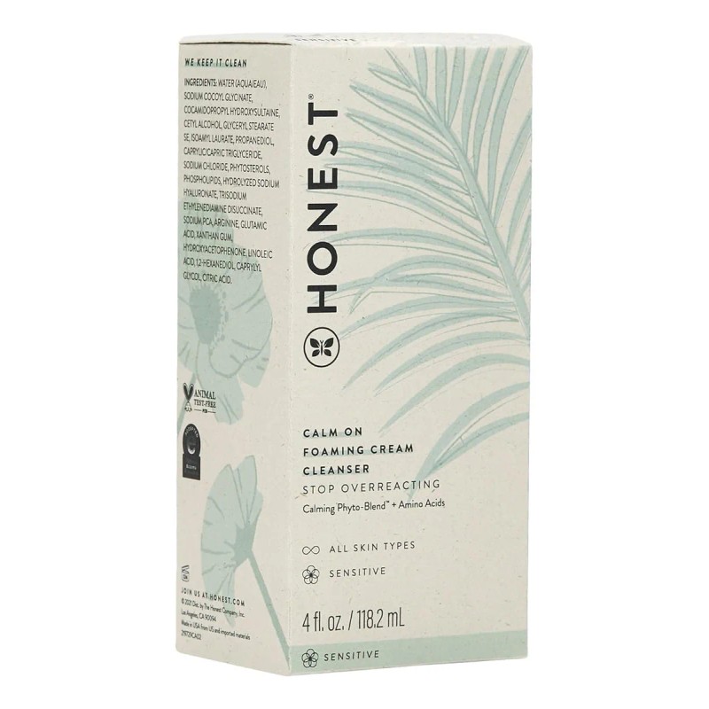 Honest Beauty Calm On Foam Creamy Cleanser