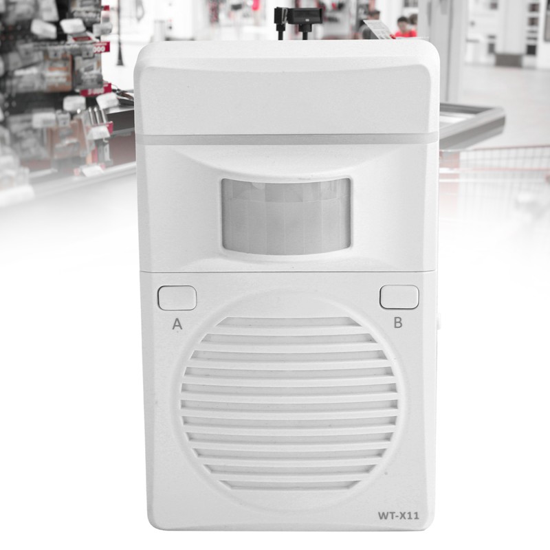 WT‑X11 Rechargeable Sensor Detector Voice Reminder Doorbell Sound Speaker 110‑240V