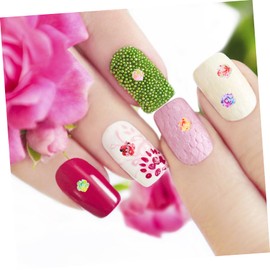 FOMIYES Rose Nail Art Charm Manicure Decoration for Home Beauty Use Easy to Operate Nail Decoration for Creative Designs