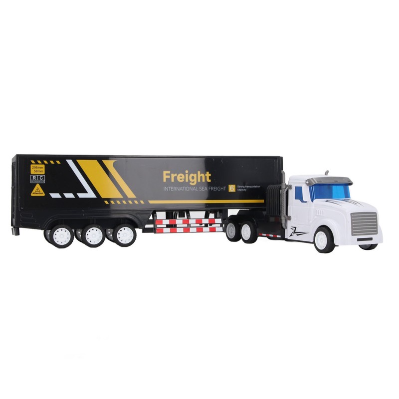 Container Truck Toy High Simulation Extended Carriage Container Trailer Model