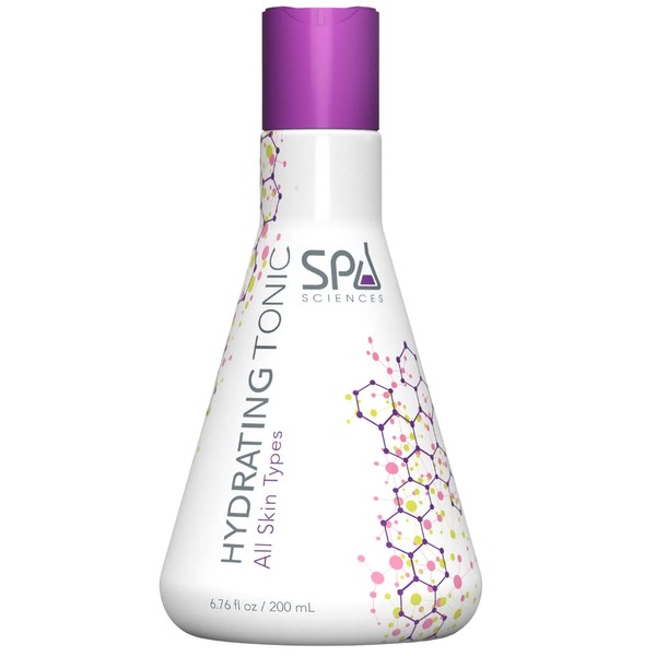 Spa Sciences - Hydrating Tonic - with Chamomile & Arnica Extract, Hyaluronic Acid - Nourish, Restore, Condition - Vegan - for All Skin Types - 2.5oz