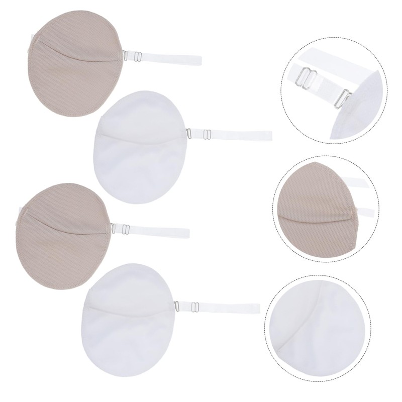 FOMIYES Underarm Pads 2 Pair Armpit Sweat Absorbers for Sweating