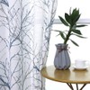 Blue White Curtains 84â for Living Room Grey Tree Branches
