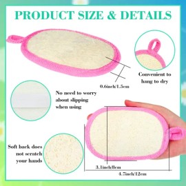 Paquetes De Esponjas De Lufa Boao 24 Piezas Para Exfoliación