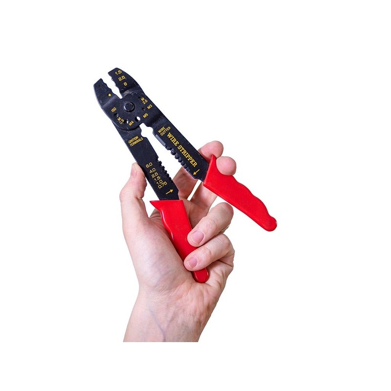 Velleman 3696L 4-in-1 Crimping Tool, Multi-Colour, 20.5 mm