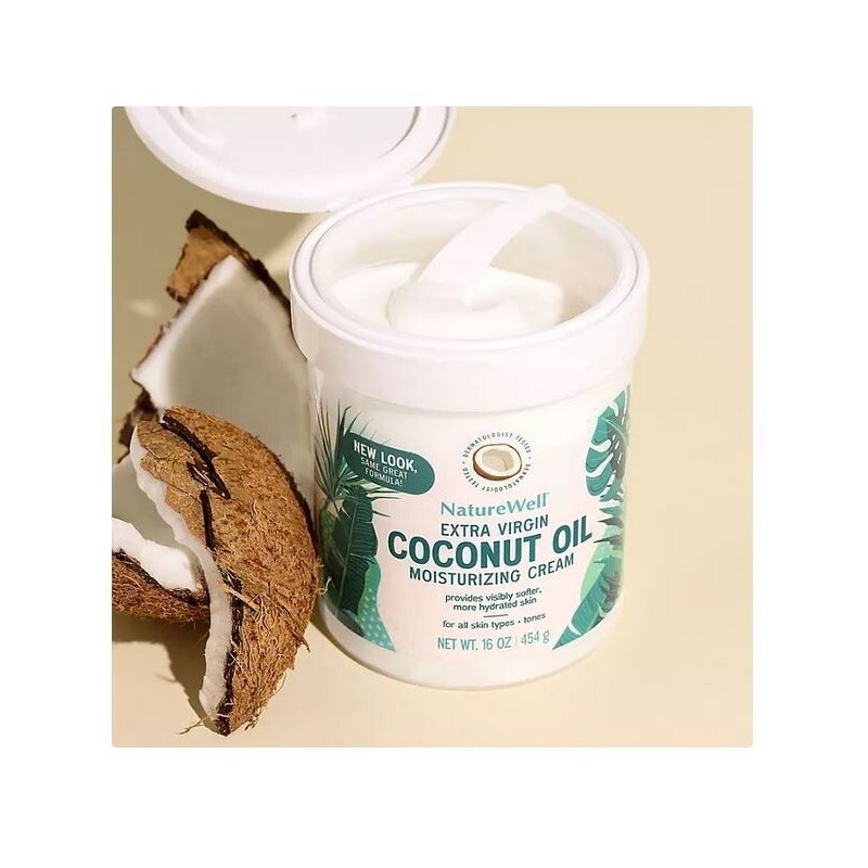 Virgin NatureWell Extra Virgin Coconut Oil Moisturizing Cream, 16 oz.
