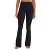 Sunzel No Front Seam Flare Leggings for Women with Pockets