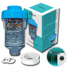 Hard Water Filter for Machines | Inline Water Filter | 3/4" BSP Thread | With Teflon Tape | For Automatic Washing Machines | 1 Unit