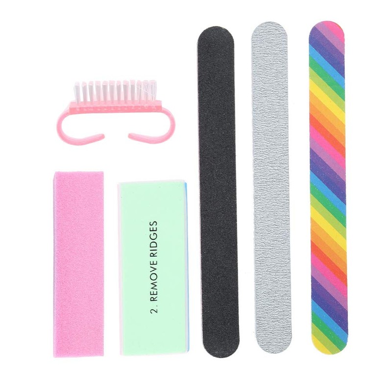 Kit de Limas de Uñas Profesional, Herramienta de Manicura Limas