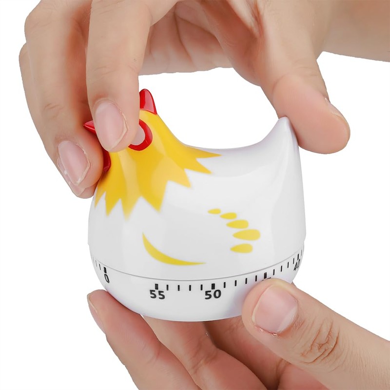 Cartoon Chicken Kitchen Timer, Egg Timer, Mechanical Timer, Beautiful Egg