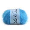 Yokota DARUMA Wool Mohair Wool Yarn Extra Thick Col.8 Blue
