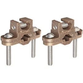 Ground Lay-In Rebar Clamp Direct Burial [Set of 2]