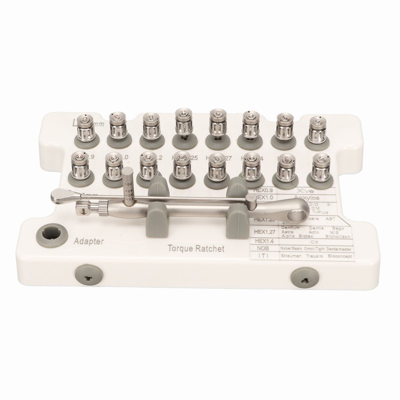 16pcs Dental Implant Screwdriver Stainless Steel Professional Heat Resistant Precise
