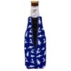 Shark Pattern Zipper Beer Bottle Coolie (1)