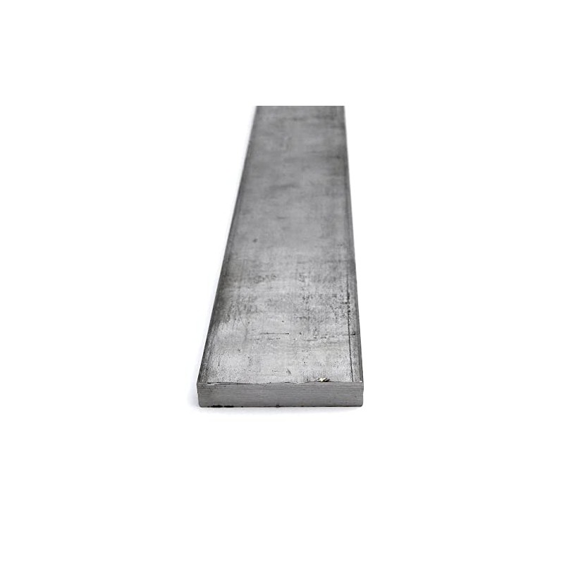 316 Stainless Steel Rectangular Bar, Unpolished (Mill) Finish, 1" Thickness,