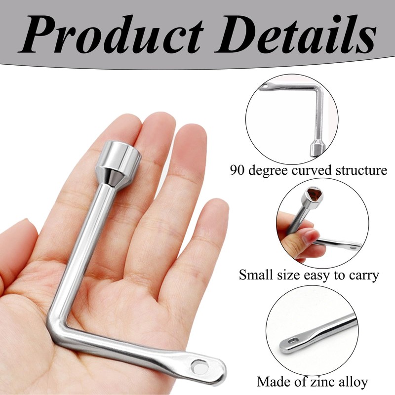 klahh 2PCS Triangle Key Garbage bin L-Type Cabinet Key Portable