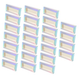 BIUDECO 25pcs Cosmetic Color Box for Wispy Lashes Storage Makeup Case Eyelash Holder Salon Lash Case