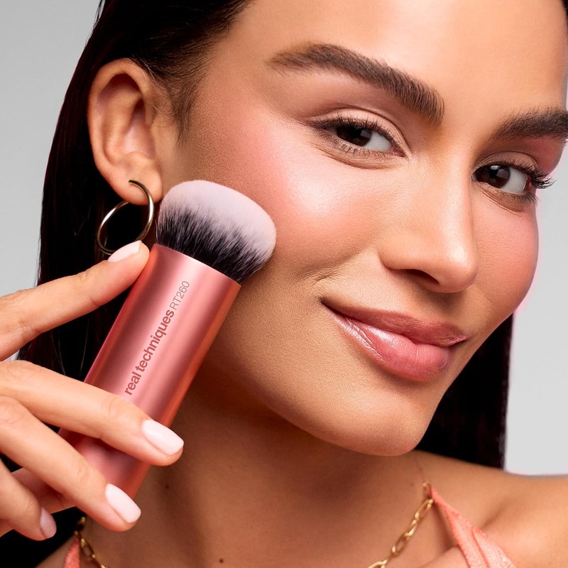 REAL TECHNIQUES, Bubble Blending Brush, Brochas para Maquillaje, Ideal para