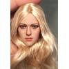 1/6 Scale Female Blonde Hair Head Sculpt Carving for 12inches