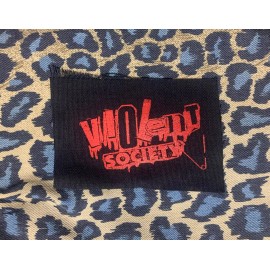 Unbranded Violent Society DIY Patch- Punk Crust Black Flag Off Leftover Crack Oi