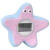 Baby Water Thermometer Starfish Clock Timing 3 Color Light Floating
