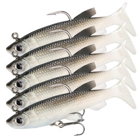 5 Pcs Sea Fishing Tackle - Bionic Fish Hooks & Lures for Bass, Pike & More - Freshwater & Saltwater Kit