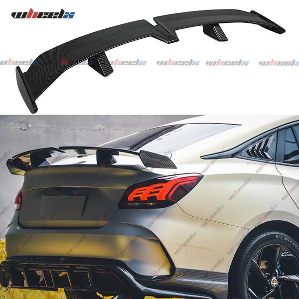WheelX 55" Rear Trunk Spoiler Wing Carbon Fiber PRO Style