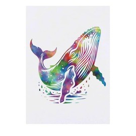 'Humpback Whale' Temporary Tattoo - Water Resistant, Skin-Safe, Non-Toxic Transfer (TO00085313)