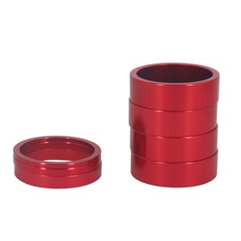 PLATT Bicycle Ahead Stem Spacer 1/8 Inch Aluminium MTB Road Bike Spacers Headset Spacer 2 mm/3 mm/5 mm/4 x 10 mm (7 Pieces)