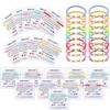 Tondiamo 36 Sets Friendship Bracelets with 36 Gift Cards and