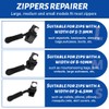 IKOPFLN 24 Piece Zip Repair Kit, Zip Zipper, Zip Replacement