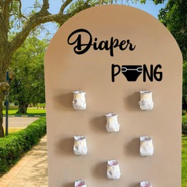 Eurteka Diaper Pong Game Decal