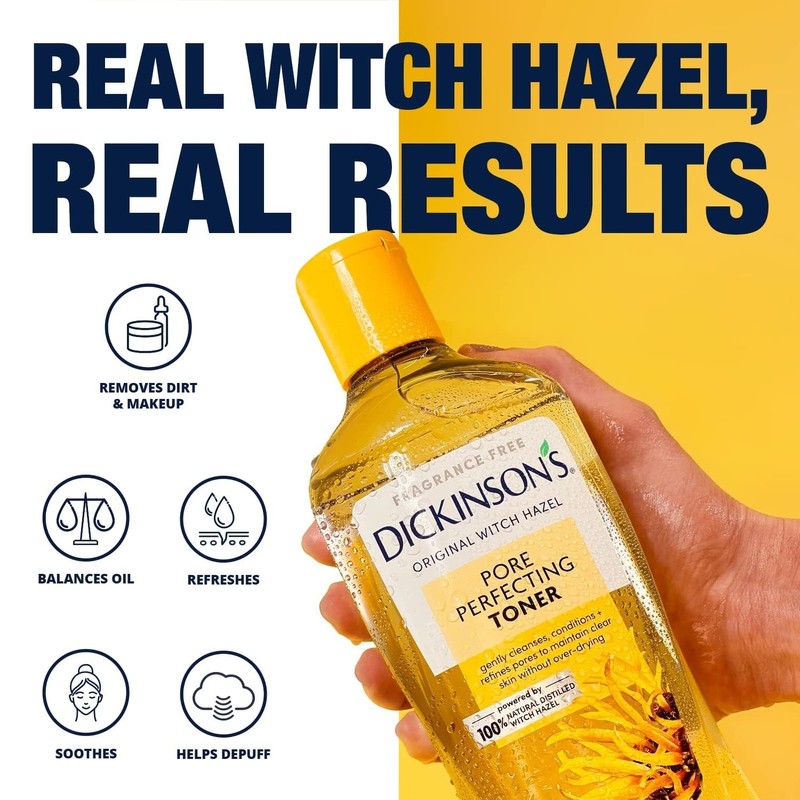 Dickinson Original Witch Hazel Pore Perfecting Toner |100% Natural Distillation