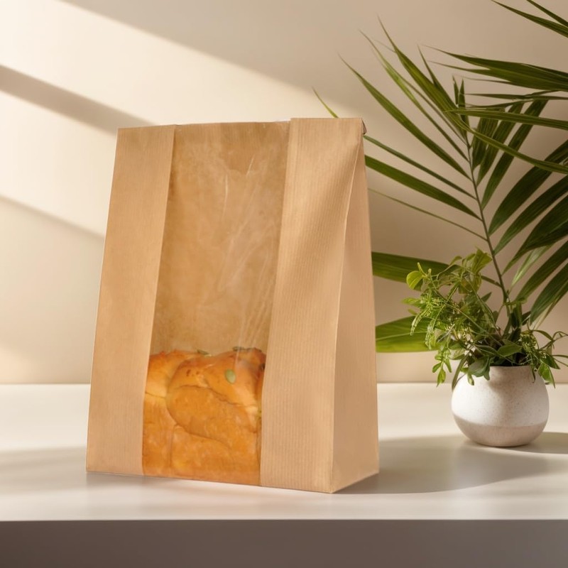 Funcoo 30 pcs Bread Bags for Homemade Bread Paper Sourdough