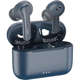  TOZO NC2 Wireless Earphones, Noise Cancelling, ANC, Bluetooth 5.2 Earphones, IPX6 Waterproof, Stereo Earphones, In-Ear Type, Fully Wireless, Enhanced Bass, Immersive Sound, For