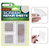 Self Adhesive Window and Door Screen Repair Sheets (Gray)