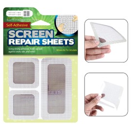 Self Adhesive Window and Door Screen Repair Sheets (Gray)