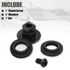 Rear Window Latch Bolt Nut Screw Replacement for Cab Glass