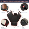 Petloox Dog Car Seat Cover for Back Seat, Waterproof Hammock