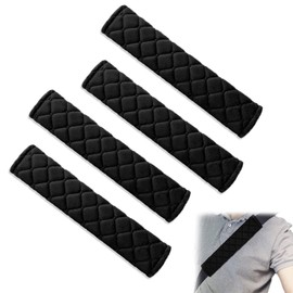 iTGOOS 4 Pcs Seat Belt Pads Travel Cushion Car Seat Belt Cover Seat Belt Comfort Harness Pads Comfort Car Harness Pads Seat Belt Pads for Adults Seatbelt Strap Cover Protect Your Neck and Shoulder