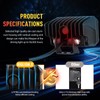 BIGLION.X 4 Inch LED Light Pods, LED Pods 2Pcs 100W