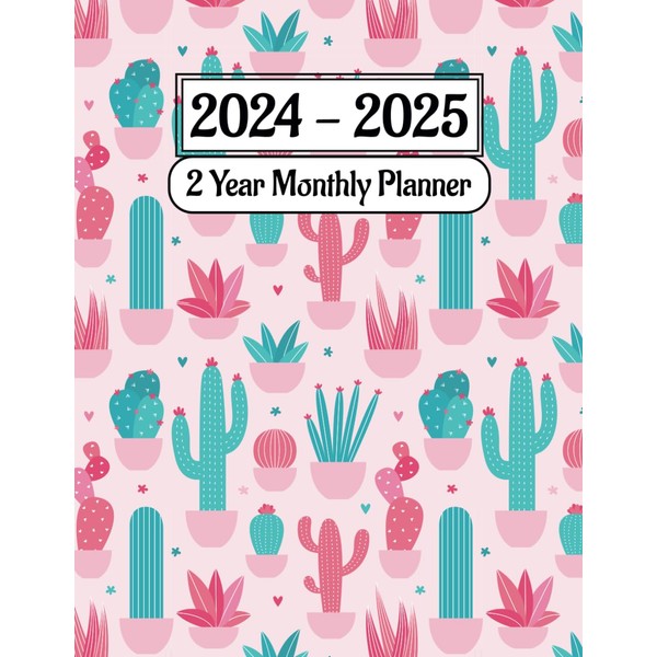2024 - 2025 Monthly Planner: Daily Time Management Book with
