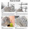 VICT POPU Elastic Shoelaces Without Tying with Capsule Metal Lock
