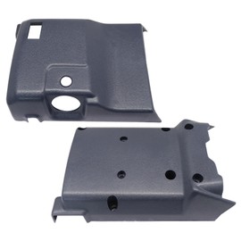 Priprilod New 2X Steering Column Cover Blue NO TILT Compatible with Toyota Pickup Hilux 1979 1980 1987 1982 45286-35120 45287-35110 4528635120 4528735110 45286-35130