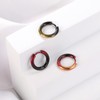 316L Surgical Stainless Steel Huggie Hoop Earrings Set Hypoallergenic Earrings